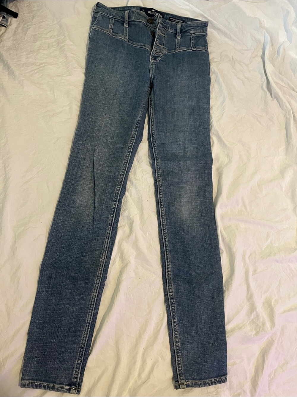 Hollister Medium Blue Skinny Jeans